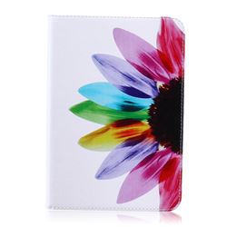 Seven-color Flowers Folio Stand Leather Wallet Case for Samsung Galaxy Tab S2 8.0 T710 T715 T719