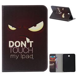 Angry Eyes Folio Flip Stand Leather Wallet Case for Samsung Galaxy Tab S2 8.0 T710 T715 T719
