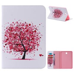 Colored Tree Folio Flip Stand Leather Wallet Case for Samsung Galaxy Tab S2 8.0 T710 T715 T719