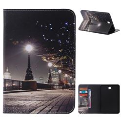 City Night View Folio Flip Stand Leather Wallet Case for Samsung Galaxy Tab S2 8.0 T710 T715 T719