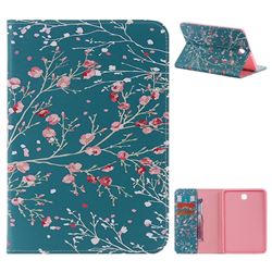 Apricot Tree Folio Flip Stand Leather Wallet Case for Samsung Galaxy Tab S2 8.0 T710 T715 T719