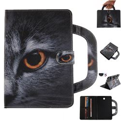 Cat Eye Handbag Tablet Leather Wallet Flip Cover for Samsung Galaxy Tab S2 8.0 T710 T715 T719