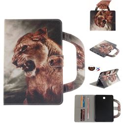 Majestic Lion Handbag Tablet Leather Wallet Flip Cover for Samsung Galaxy Tab S2 8.0 T710 T715 T719