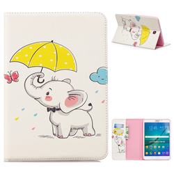 Umbrella Elephant Folio Stand Tablet Leather Wallet Case for Samsung Galaxy Tab S2 8.0 T710 T715 T719