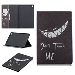 Crooked Grin Folio Stand Leather Wallet Case for Samsung Galaxy Tab S5e 10.5 T720 T725