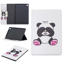 Lovely Panda Folio Stand Leather Wallet Case for Samsung Galaxy Tab S5e 10.5 T720 T725