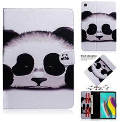 Sleeping Panda Painting Tablet Leather Wallet Flip Cover for Samsung Galaxy Tab S5e 10.5 T720 T725