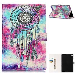 Butterfly Chimes Folio Flip Stand PU Leather Wallet Case for Samsung Galaxy Tab S5e 10.5 T720 T725