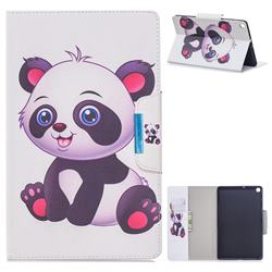 Baby Panda Folio Flip Stand Leather Wallet Case for Samsung Galaxy Tab S5e 10.5 T720 T725