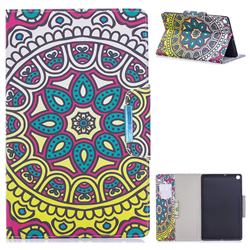 Sun Flower Folio Flip Stand Leather Wallet Case for Samsung Galaxy Tab S5e 10.5 T720 T725