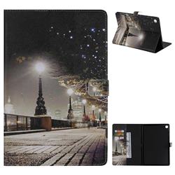 City Night iew Folio Flip Stand Leather Wallet Case for Samsung Galaxy Tab S5e 10.5 T720 T725