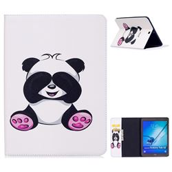 Lovely Panda Folio Stand Leather Wallet Case for Samsung Galaxy Tab S2 9.7 T810 T815 T819