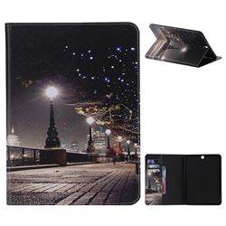 City Night View Folio Flip Stand Leather Wallet Case for Samsung Galaxy Tab S2 9.7 T810 T815 T819