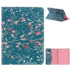 Apricot Tree Folio Flip Stand Leather Wallet Case for Samsung Galaxy Tab S2 9.7 T810 T815 T819