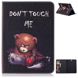 Chainsaw Bear Folio Stand Leather Wallet Case for Samsung Galaxy Tab S3 9.7 T820 T825