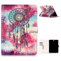 Butterfly Chimes Folio Flip Stand PU Leather Wallet Case for Samsung Galaxy Tab S3 9.7 T820 T825