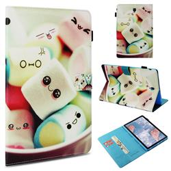 Marshmallow Folio Stand Leather Wallet Case for Samsung Galaxy Tab S4 10.5 T830 T835