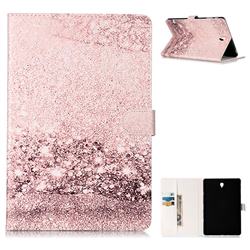 Glittering Rose Folio Flip Stand PU Leather Wallet Case for Samsung Galaxy Tab S4 10.5 T830 T835