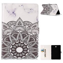 Marble Mandala Folio Flip Stand PU Leather Wallet Case for Samsung Galaxy Tab S4 10.5 T830 T835