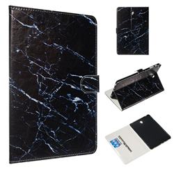 Black Marble Smooth Leather Tablet Wallet Case for Samsung Galaxy Tab S4 10.5 T830 T835