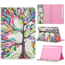 The Tree of Life Folio Stand Leather Wallet Case for Samsung Galaxy Tab S6 10.5 T860 T865