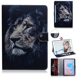 Lion Face Painting Tablet Leather Wallet Flip Cover for Samsung Galaxy Tab S6 10.5 T860 T865