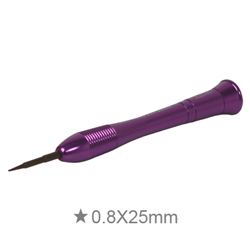 Electroplating Metal 5 Point Star Pentalobe Pentacle Screwdriver Opening Tool for iPhone 4S / iPhone 4 - Purple