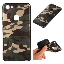 Camouflage Soft TPU Back Cover for vivo Y83 - Gold Green