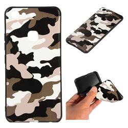 Camouflage Soft TPU Back Cover for vivo Y83 - Black White