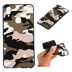 Camouflage Soft TPU Back Cover for vivo Y83 Pro - Black White