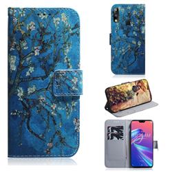 Apricot Tree PU Leather Wallet Case for Asus Zenfone Max Pro (M2) ZB631KL