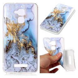Sea Blue Soft TPU Marble Pattern Case for Asus Zenfone 3 Max ZC520TL