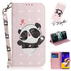 Heart Cat 3D Painted Leather Wallet Phone Case for Asus Zenfone 5Z ZS620KL