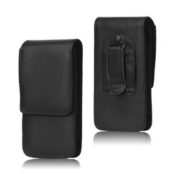 Belt Clip Leather Pouch Case for Samsung Galaxy S4 i9500 i9505 S3 i9300 - Black