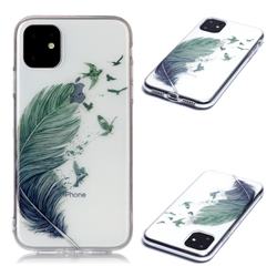 Bird Feathers Super Clear Soft TPU Back Cover for iPhone 11 (6.1 inch)