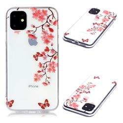 Plum Blossom Super Clear Soft TPU Back Cover for iPhone 11 (6.1 inch)
