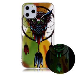 Owl Wind Chimes Noctilucent Soft TPU Back Cover for iPhone 11 (6.1 inch)