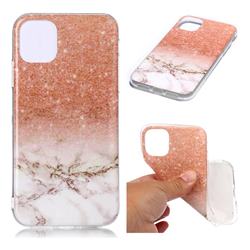 Glittering Rose Gold Soft TPU Marble Pattern Case for iPhone 11 (6.1 inch)