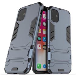 Armor Premium Tactical Grip Kickstand Shockproof Dual Layer Rugged Hard Cover for iPhone 11 (6.1 inch) - Navy