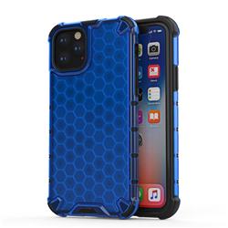 Honeycomb TPU + PC Hybrid Armor Shockproof Case Cover for iPhone 11 (6.1 inch) - Blue