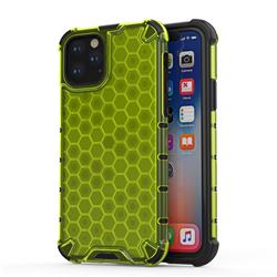 Honeycomb TPU + PC Hybrid Armor Shockproof Case Cover for iPhone 11 (6.1 inch) - Green