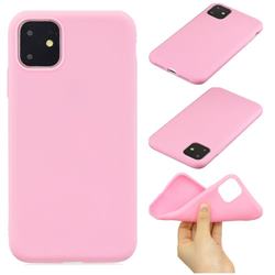 Candy Soft Silicone Protective Phone Case for iPhone 11 (6.1 inch) - Dark Pink