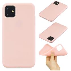 Candy Soft Silicone Protective Phone Case for iPhone 11 (6.1 inch) - Light Pink