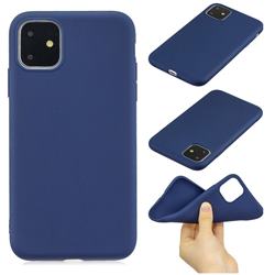 Candy Soft Silicone Protective Phone Case for iPhone 11 (6.1 inch) - Dark Blue