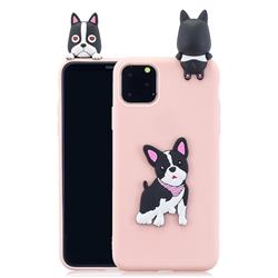 Cute Dog Soft 3D Climbing Doll Soft Case for iPhone 11 (6.1 inch)