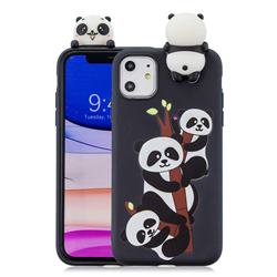Ascended Panda Soft 3D Climbing Doll Soft Case for iPhone 11 (6.1 inch)