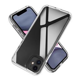 Transparent 2 in 1 Drop-proof Cell Phone Back Cover for iPhone 11 (6.1 inch)