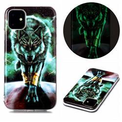 Wolf King Noctilucent Soft TPU Back Cover for iPhone 11 (6.1 inch)