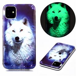Galaxy Wolf Noctilucent Soft TPU Back Cover for iPhone 11 (6.1 inch)