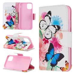 Vivid Flying Butterflies Leather Wallet Case for iPhone 11
